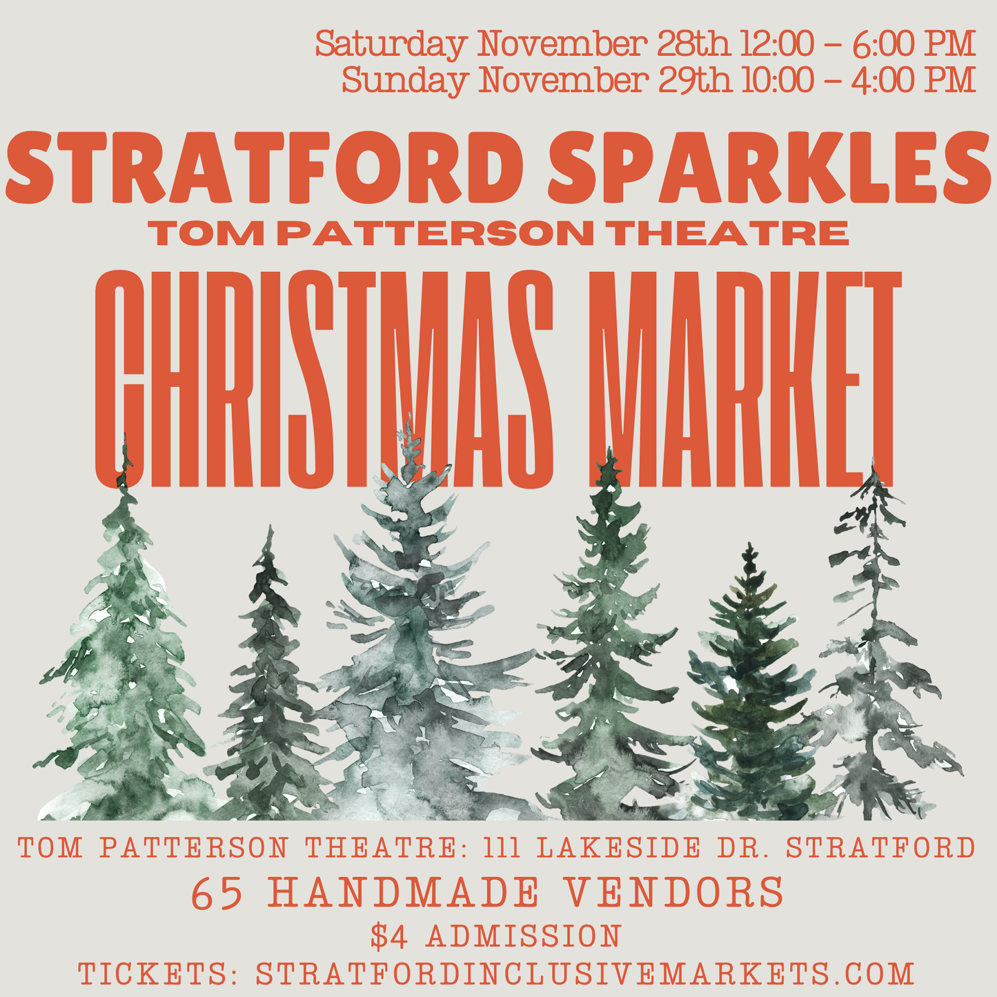 Stratford Sparkles Christmas Market Tickets