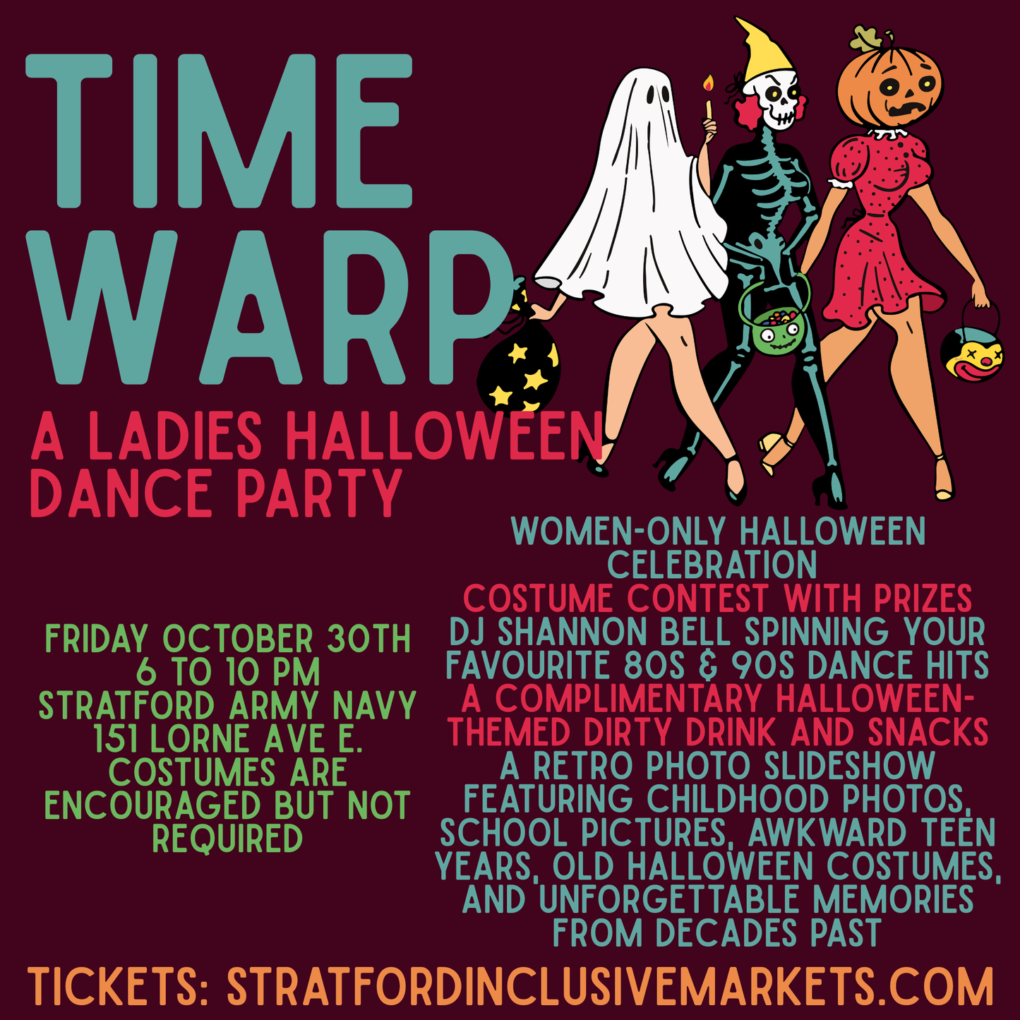 Time Warp- A Ladies Halloween Dance Party