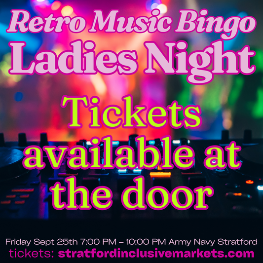 Retro Music Bingo Ladies Night Ticket September- tickets available at the door!