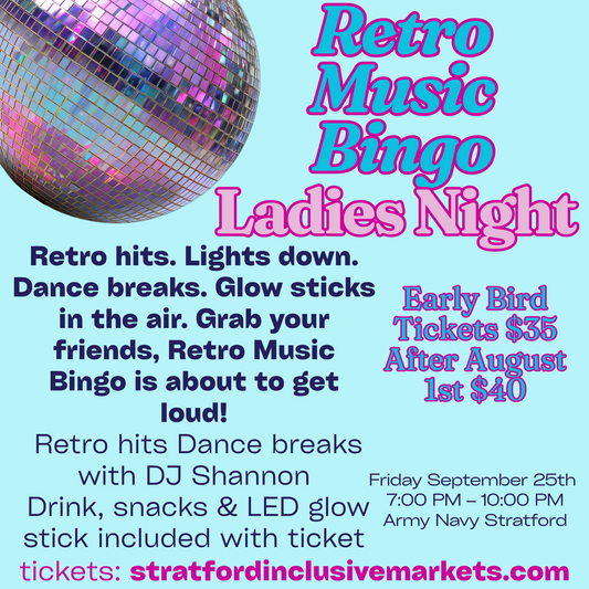 Retro Music Bingo Ladies Night Ticket September
