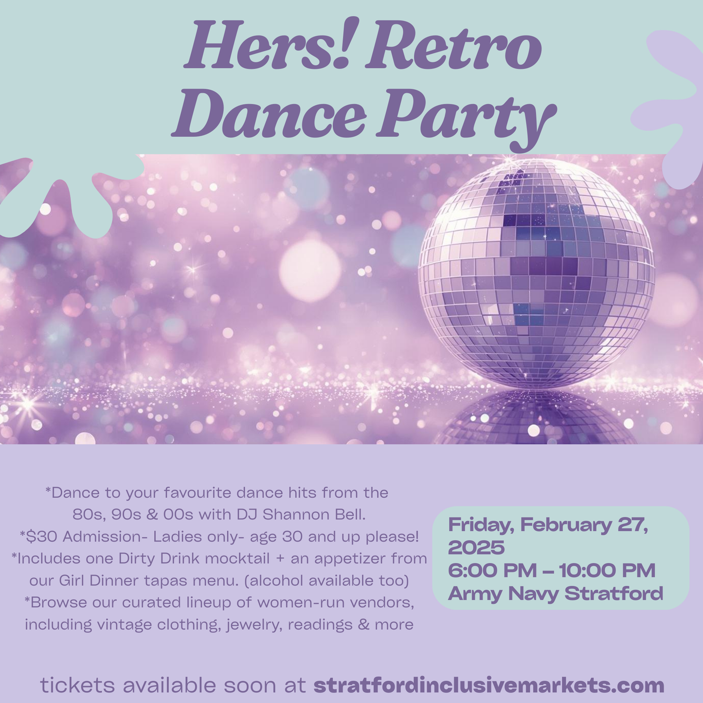 Hers! Retro Dance Party Ticket