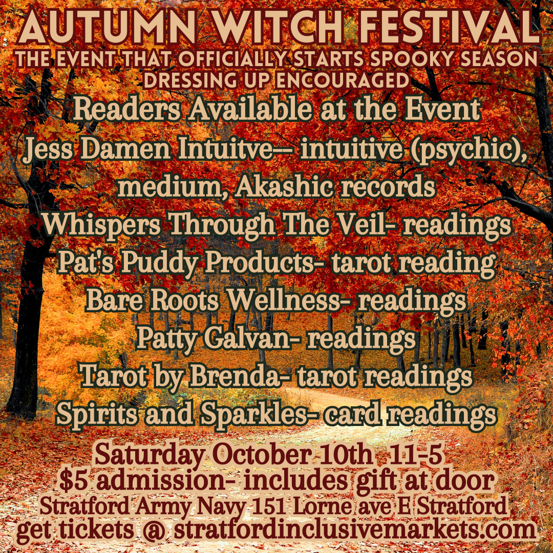 Autumn Witch Festival Tickets available at the door!