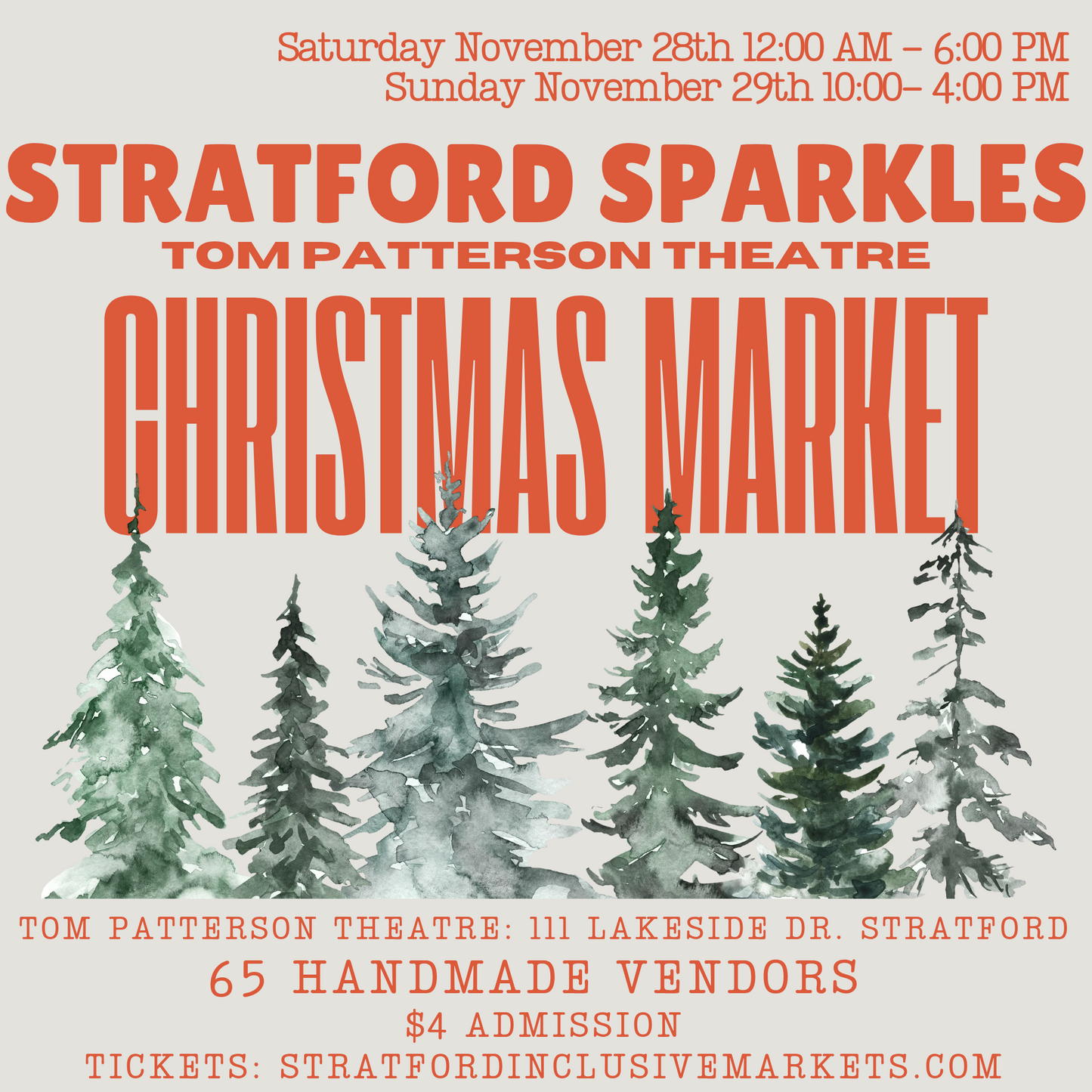Stratford Sparkles Christmas Market Tickets
