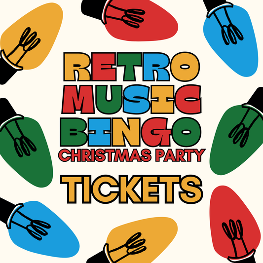 Retro Music Bingo Christmas Party